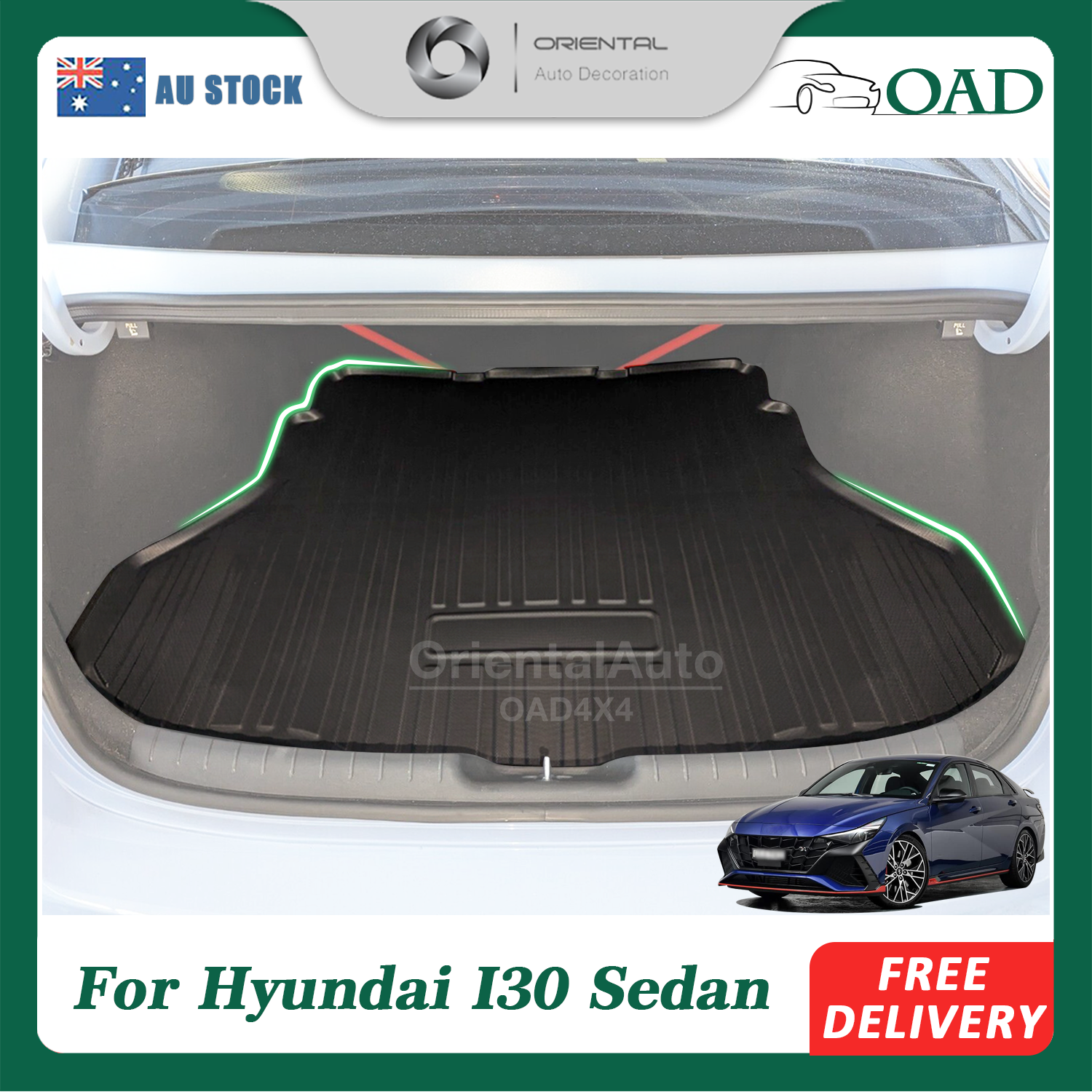 Hyundai i30 deals boot mat