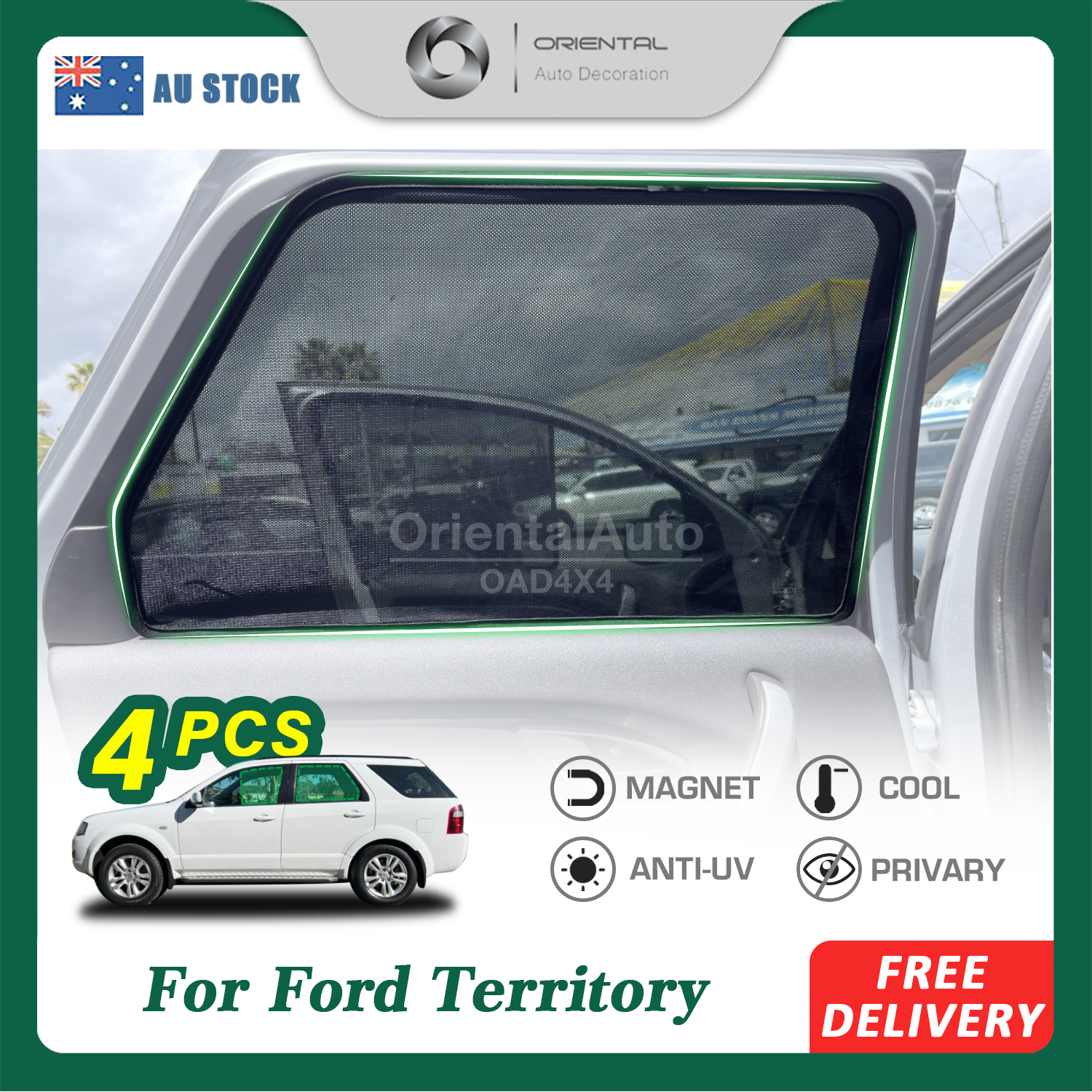 Ford territory store window shades