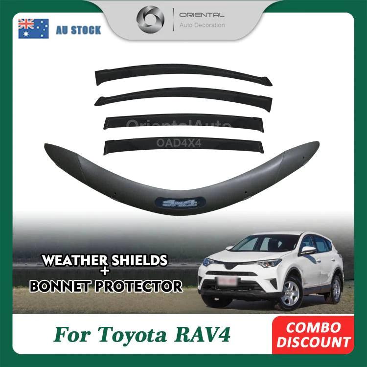 Bonnet Protector & Weather Shields for Toyota RAV4 2013-2019