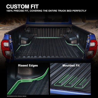 Ute Mat for Toyota Hilux Dual Cab GR Sport/Rogue/Rogue 48V 2015-Onwards