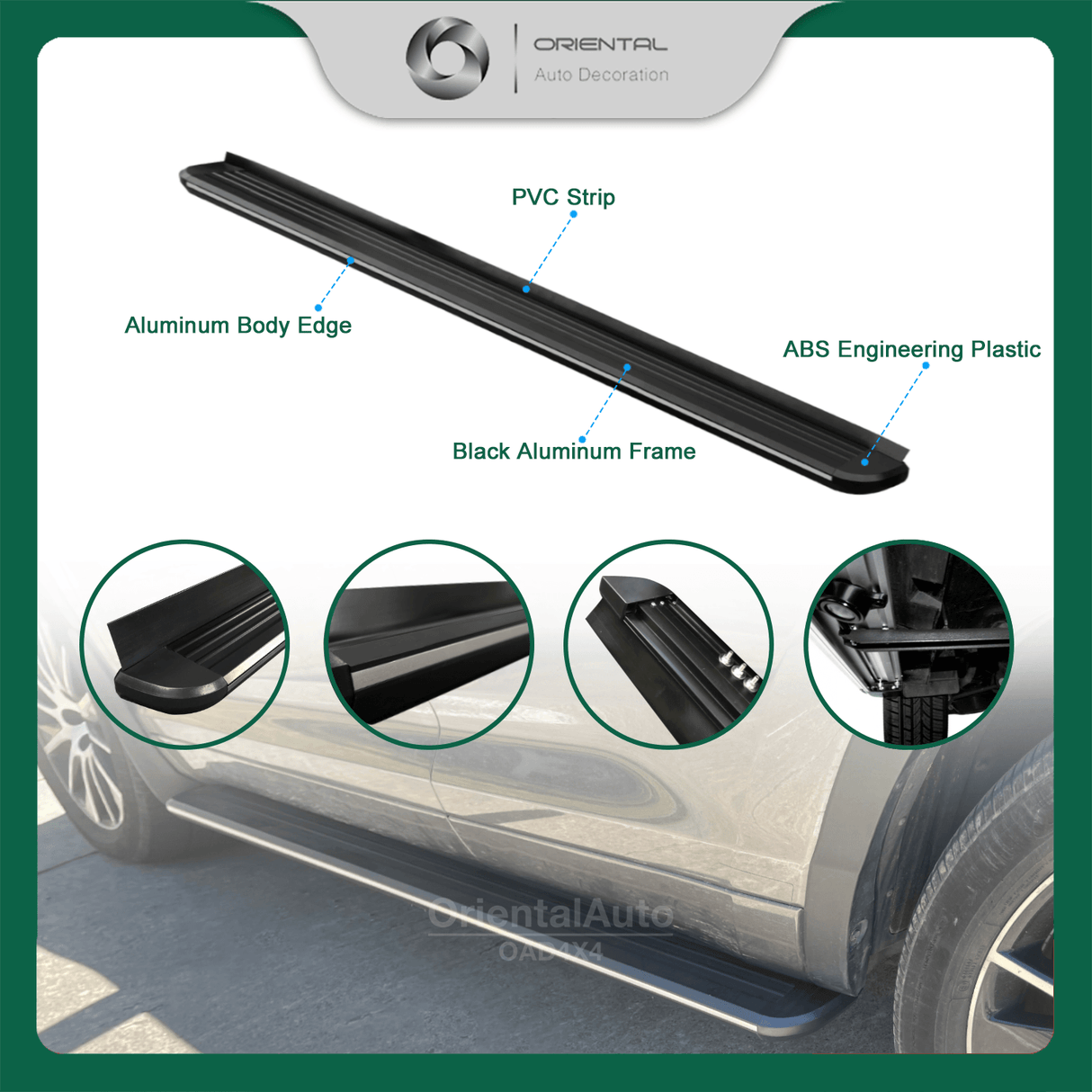 Side Steps for Mercedes-Benz GLC Class X253 2015-2022  #LP