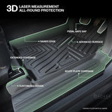 5D TPE Car Floor Mats for ISUZU D-MAX Dual Cab 2012-2020