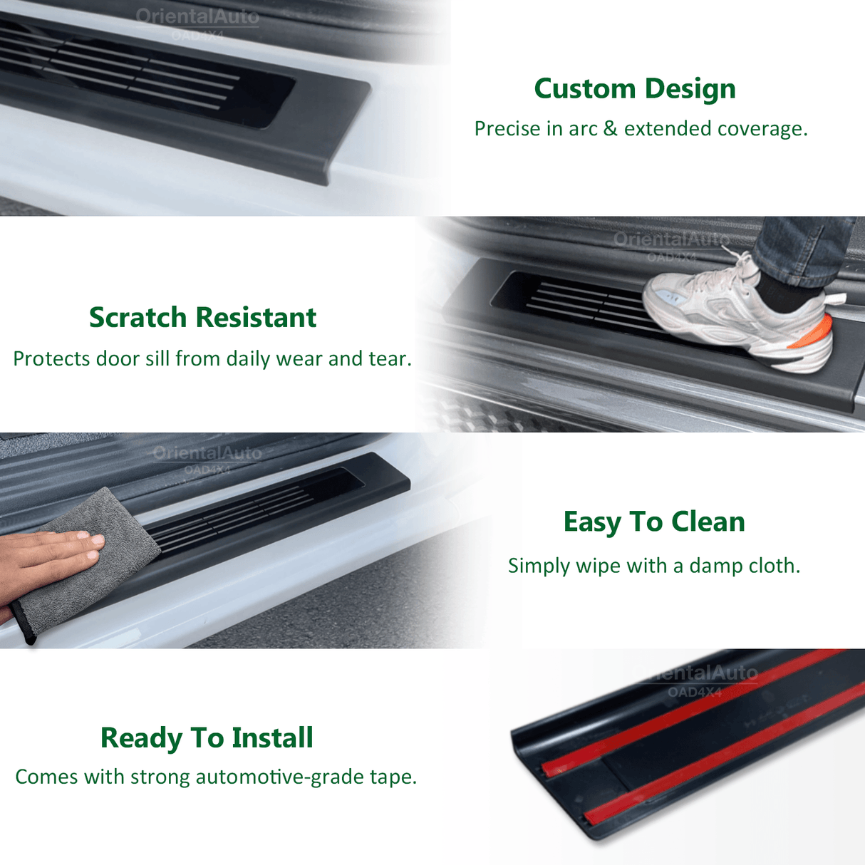 Weather Shields & Door Sill Protector For Volkswagen Amarok Dual Cab NF Series All-New 2023-Onwards