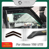 Weather Shields for Nissan Patrol Y60 1988-1997 Auto Mirror 2PCS