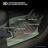 5D TPE Car Floor Mats for Jeep Grand Cherokee L WL Series 7 Seats 2021-Onwards