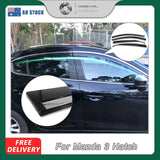 Stainless Edge Weather Shields for Mazda 3 BM BN Hatch 2013-2019