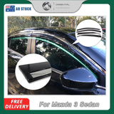 Stainless Edge Weather Shields for Mazda 3 BM BN Sedan 2013-2019