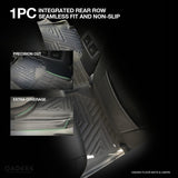 Floor Mats & Door Sill Protector for Nissan Navara NP300 D23 Dual Cab 2015-Onwards