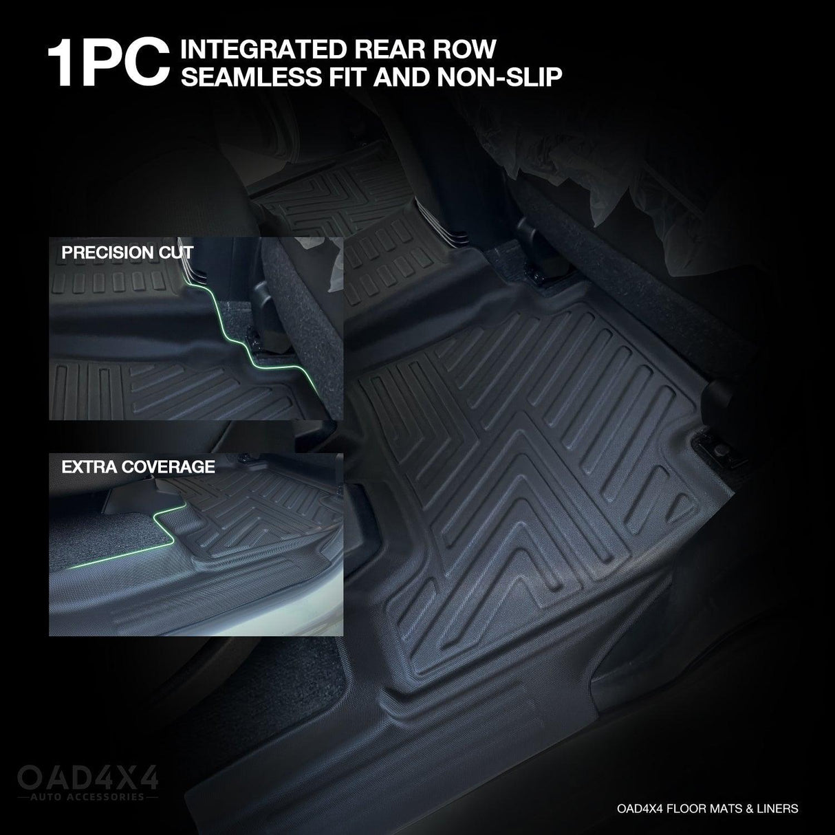 5D TPE Car Floor Mats for ISUZU MU-X MUX 2021-Onwards