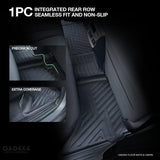 5D TPE Car Floor Mats for ISUZU D-MAX Dual Cab 2020-Onwards