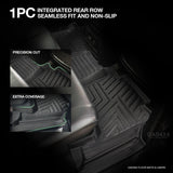 5D TPE Car Floor Mats for Toyota Landcruiser 200 2007-2012