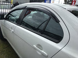 Weather Shields for Mitsubishi Lancer Sedan 2007-Onwards