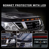 Bonnet Protector with LED Lights for Nissan Patrol Y62 2012-2019