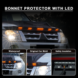 Bonnet Protector with LED Lights for Mitsubishi Pajero 2007-2020