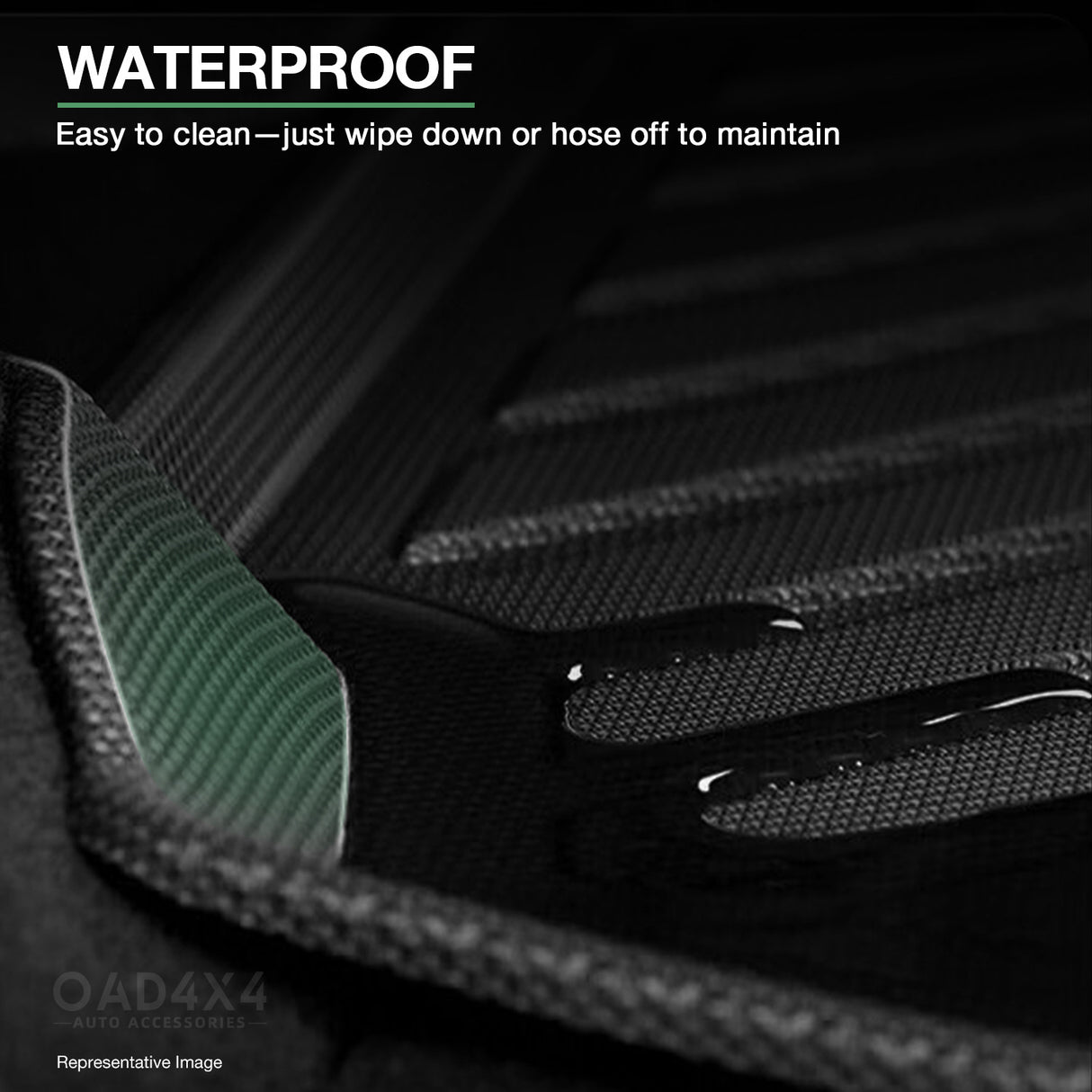 Front 3D TPE Boot Mat for Tesla Model X Cargo Mat Trunk Mat Boot Liner