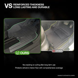 5D TPE Car Floor Mats for Volkswagen Amarok 2H Series Single Cab 2009-2022