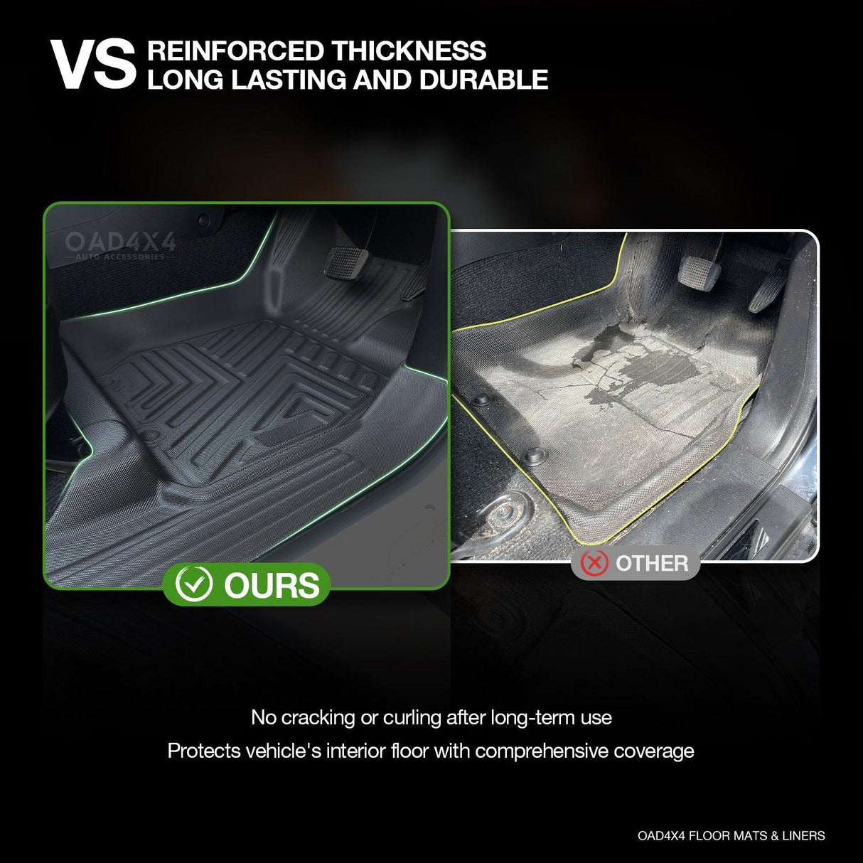 5D TPE Car Floor Mats for ISUZU MU-X MUX 2021-Onwards