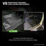 5D TPE Car Floor Mats for Toyota Landcruiser 79 Single Cab 2016-Onwards