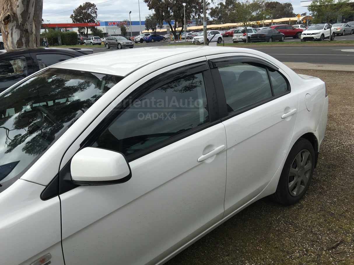 Weather Shields for Mitsubishi Lancer Sedan 2007-Onwards