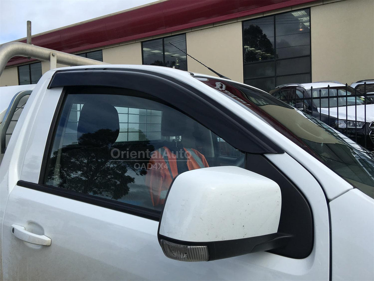 Bonnet Protector & Injection Weather Shields for ISUZU DMAX D-MAX Single / Extra Cab 2012-2016