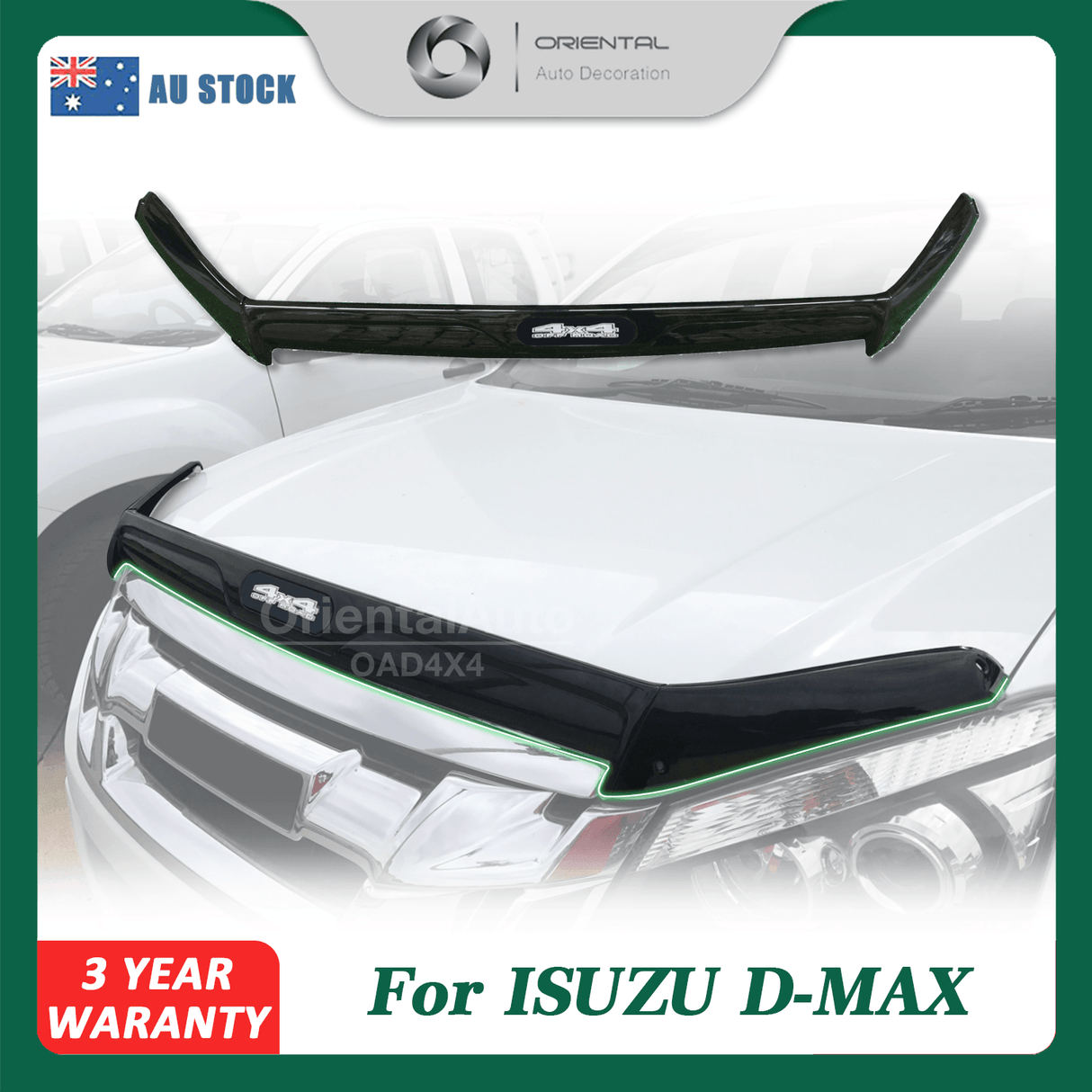 Bonnet Protector for ISUZU DMAX/D-MAX 2012-2016