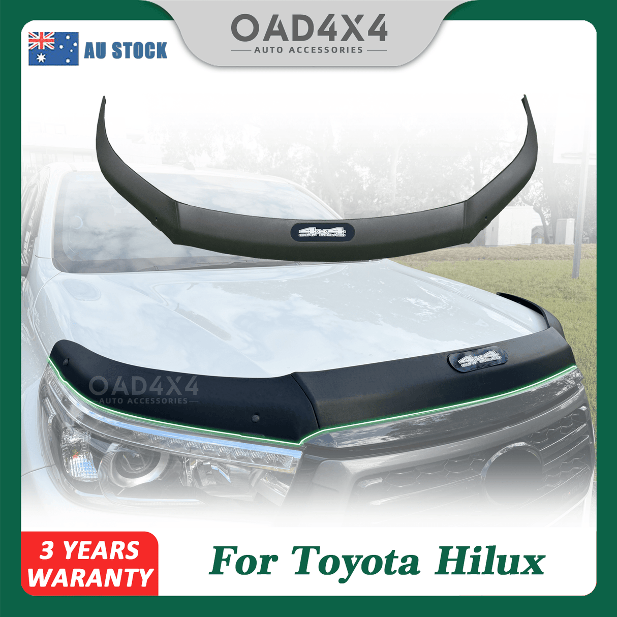 Bonnet Protector for Toyota Hilux 2015-2020