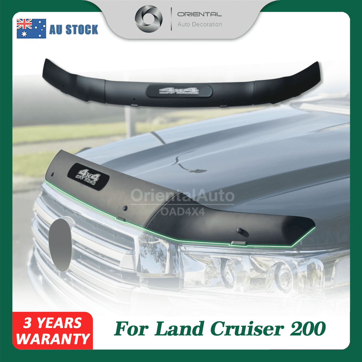 Bonnet Protector for Toyota Landcruiser Land Cruiser 200 LC200 2007-2015