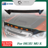 Bonnet Protector with LED Lights for  ISUZU MU-X MUX 2021-Onwards