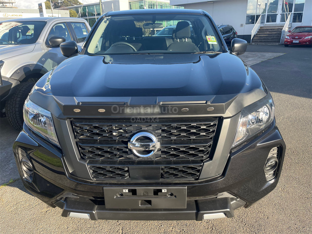 Bonnet Protector & Injection Weather Shield for Nissan Navara NP300 D23 Single/Extra Cab Dec/2020-Onwards MY21+