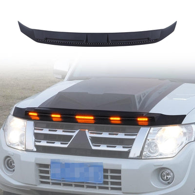 LED Light Bonnet Protector for Mitsubishi Pajero 2007-2020