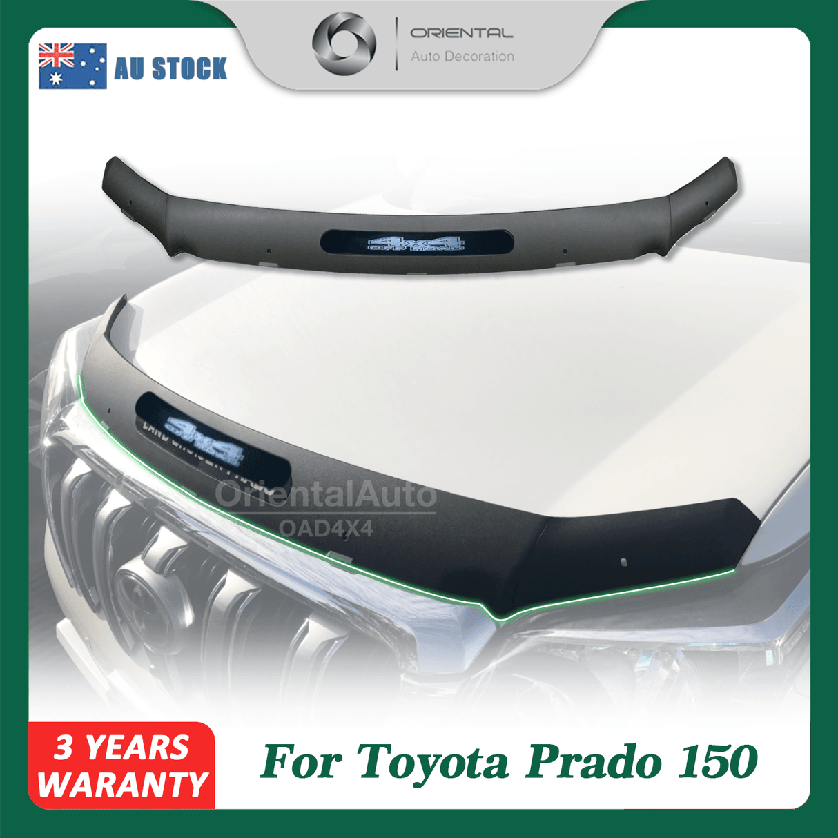 Bonnet Protector for Toyota Land Cruiser Prado 150 Prado150 2013-2017