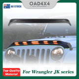 Bonnet Protector with LED Lights for Jeep Wrangler JK 4D 2007-2018