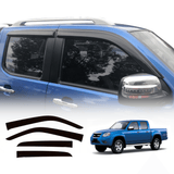 Weather Shields for Mazda BT50 BT-50 Dual Cab UN 2006-2011