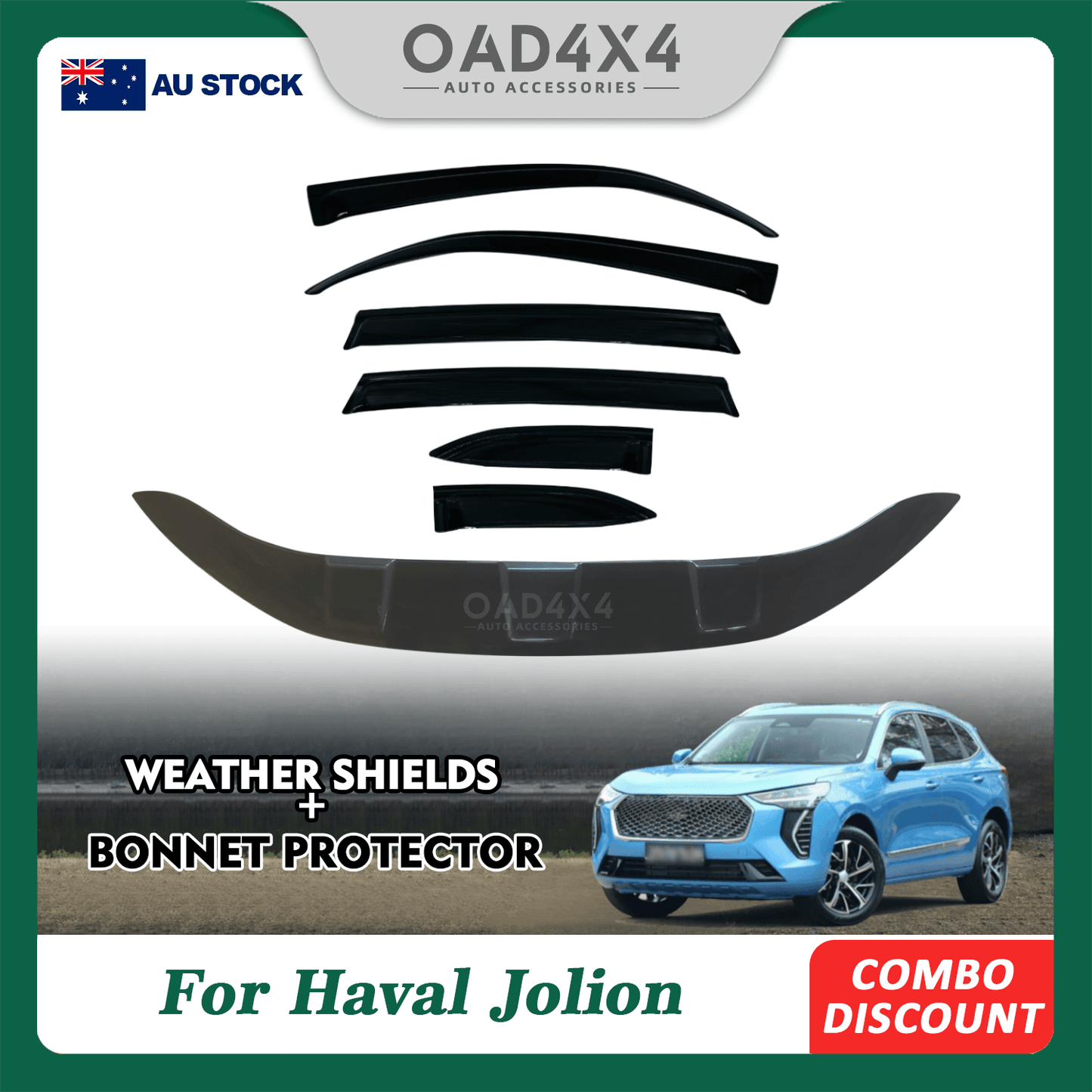 Bonnet Protector & Weather Shields for Haval Jolion 2021-Onwards