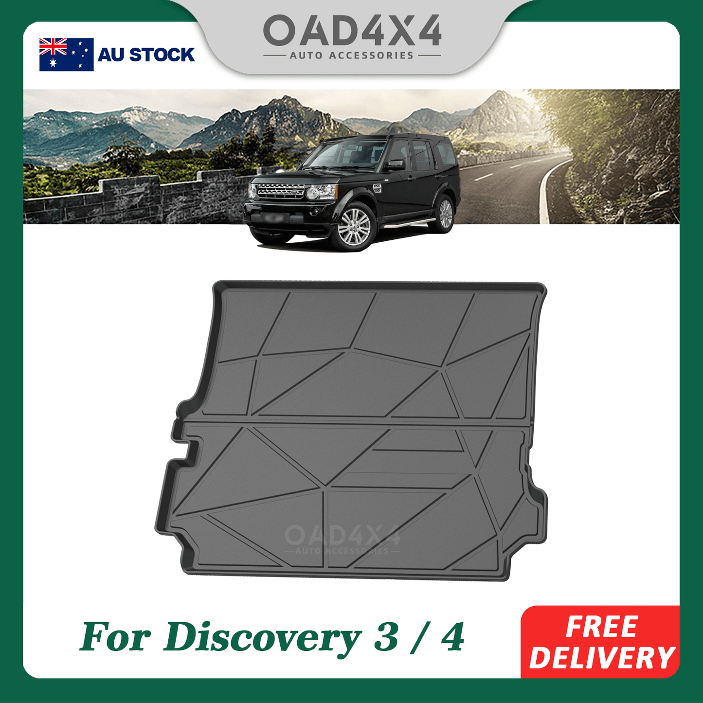 Boot Liner for Land Rover Discovery 3 4 2004-2016