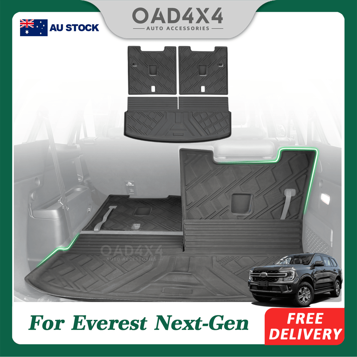 Boot Liner for Ford Everest Next-Gen 2022-Onwards