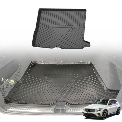 3D TPE Boot Mat for Mercedes-Benz GLC Class X253 2015-2022 Cargo Mat Trunk Mat Boot Liner