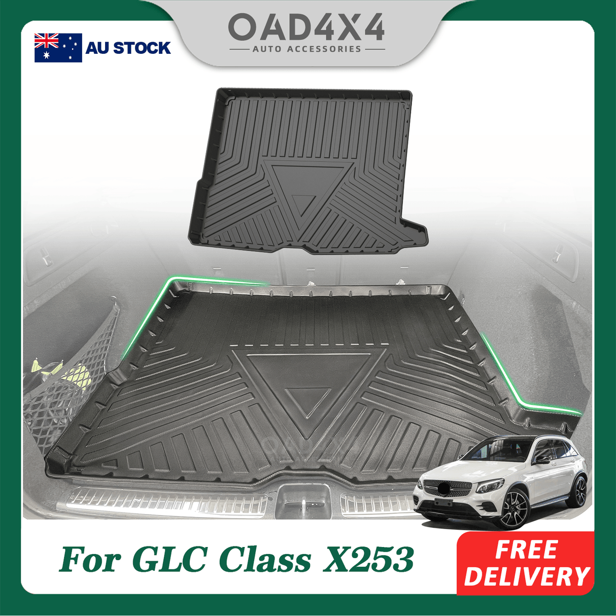 Boot Liner for Mercedes-Benz GLC-Class X253 2015-2022