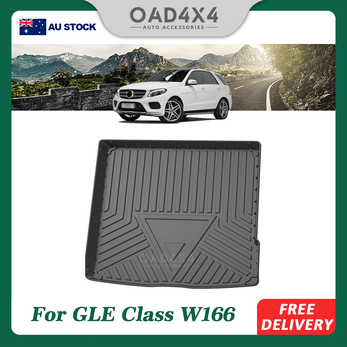 Boot Liner for Mercedes-Benz GLE-Class W166 2015-2019