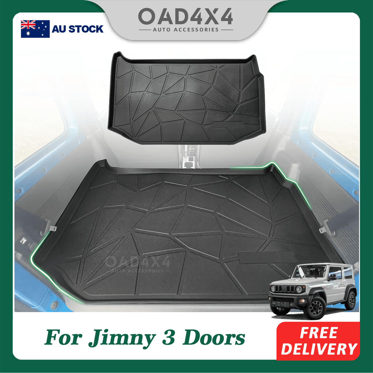 Boot Liner for Suzuki Jimny 3 Doors 2018-Onwards