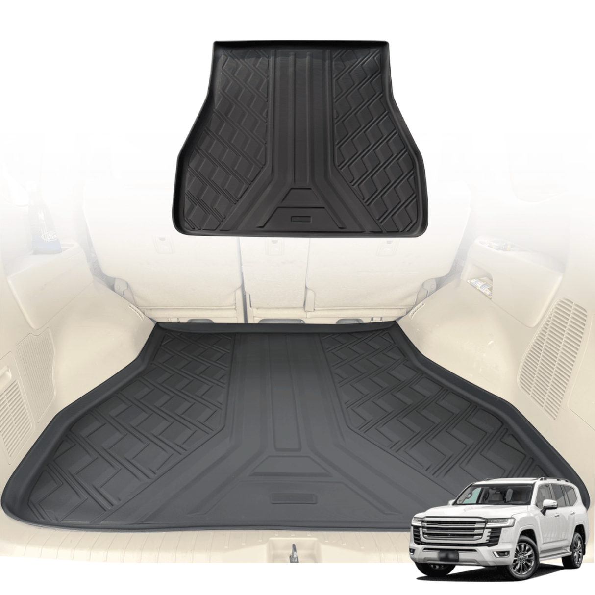 Boot Liner for Toyota Landcruiser 300 Series 5 Seater 2021-Onwards