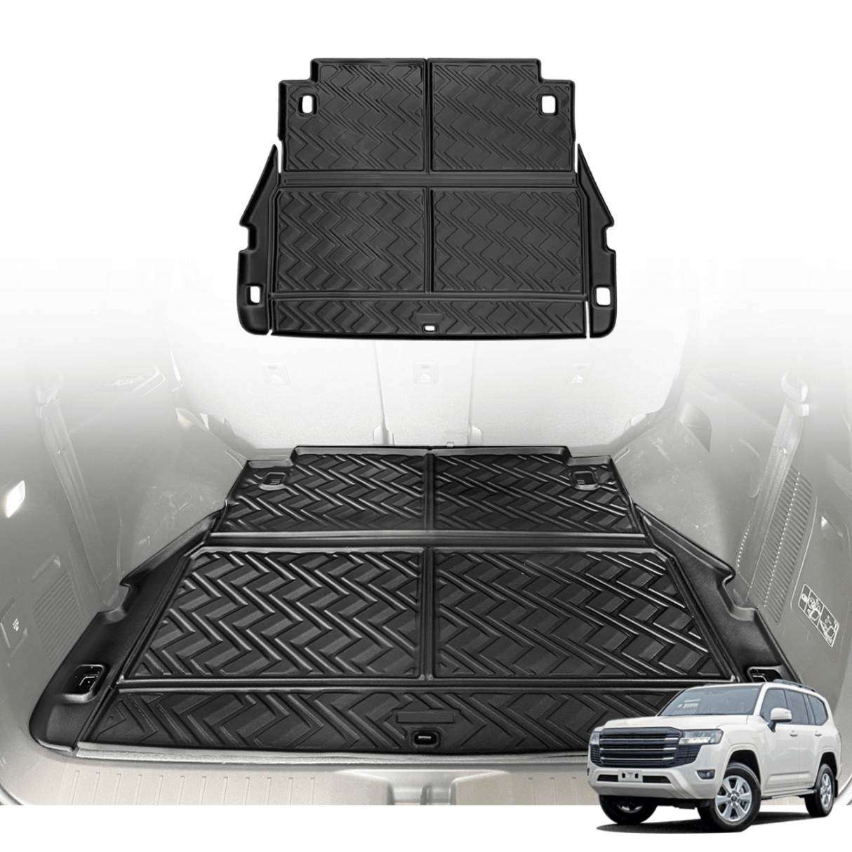 Boot Liner for Toyota Landcruiser 300 Series 7 Seater 2021-Onwards