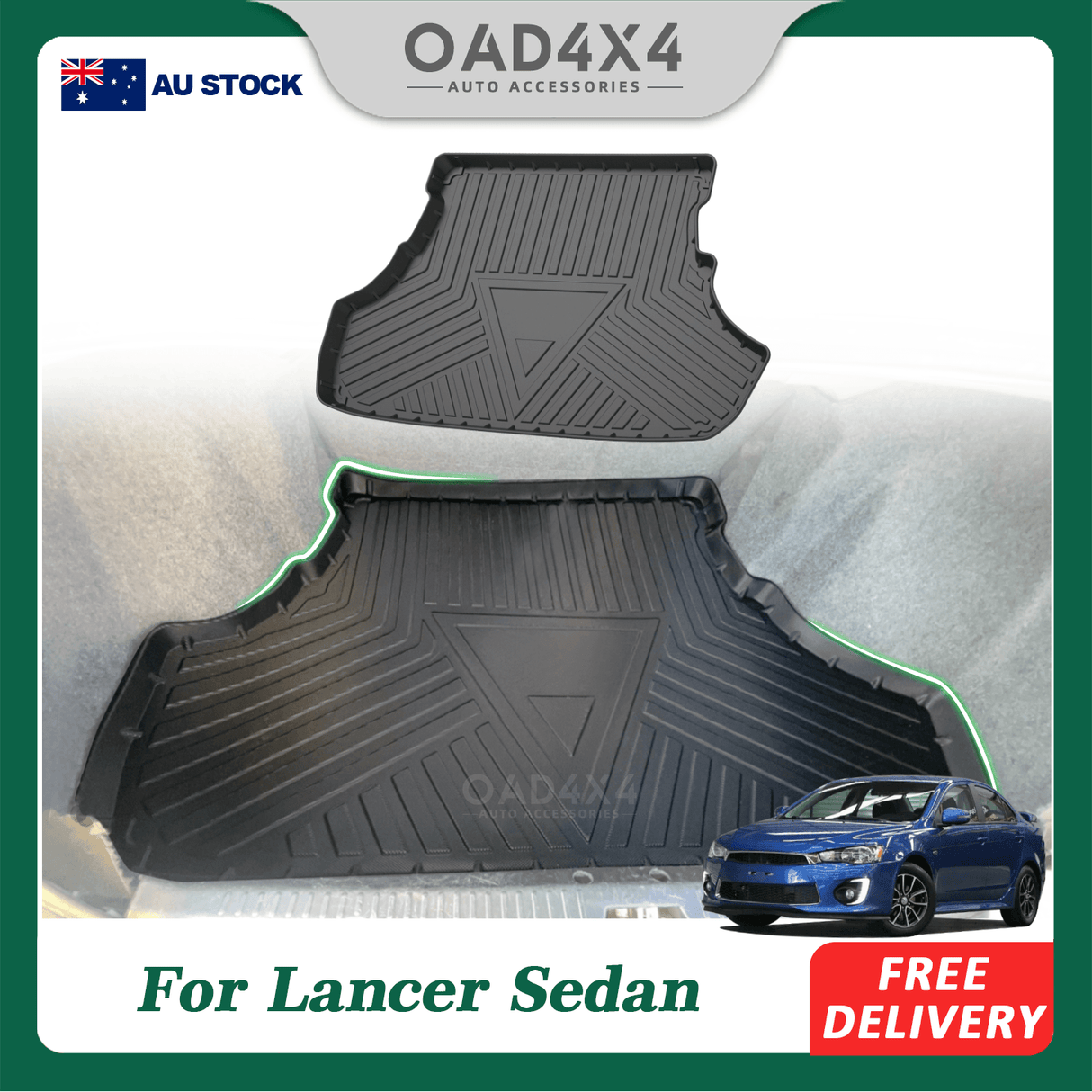 Boot Liner for Mitsubishi Lancer Sedan 2007-2017