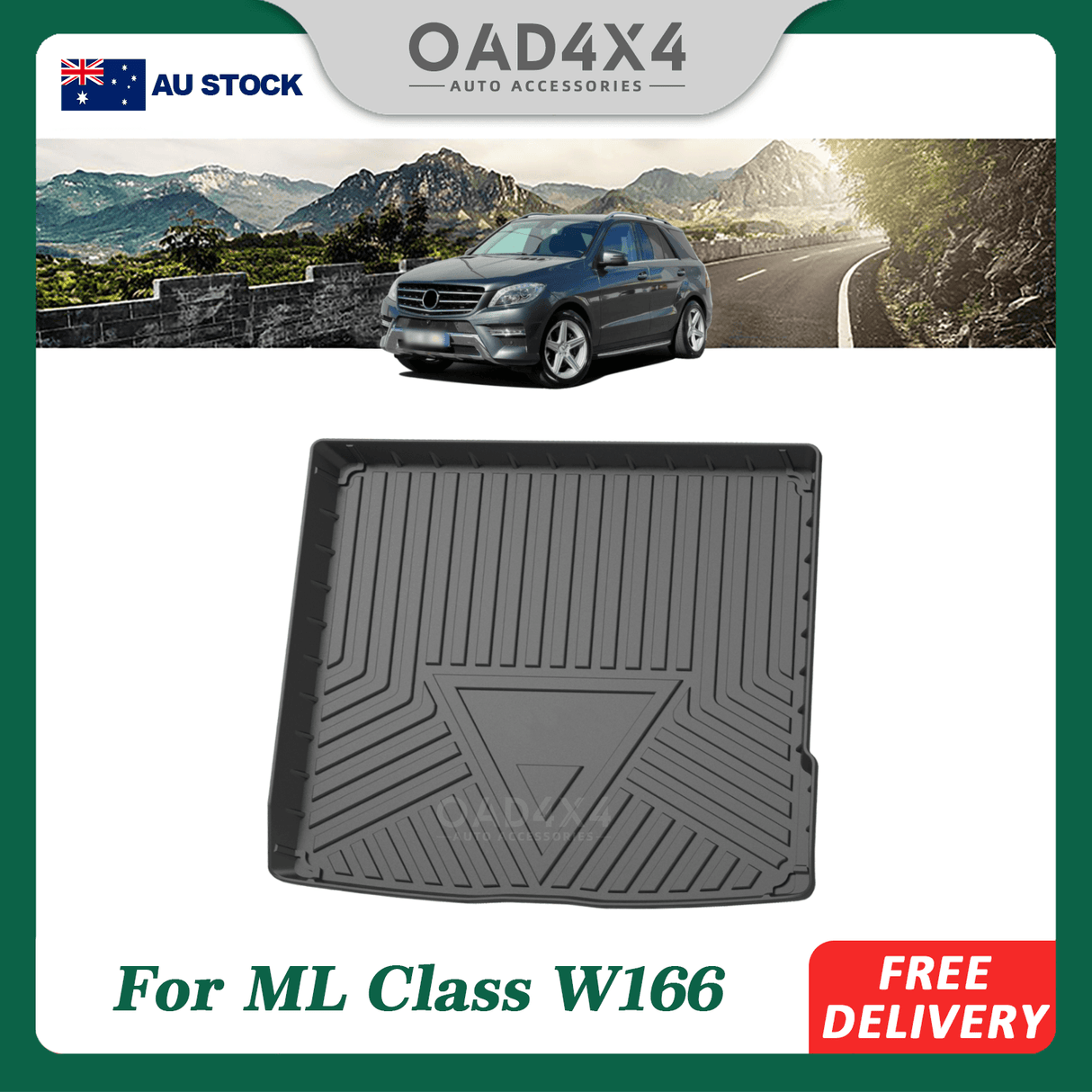 Boot Liner for Mercedes-Benz ML-Class ML W166 2011-2015