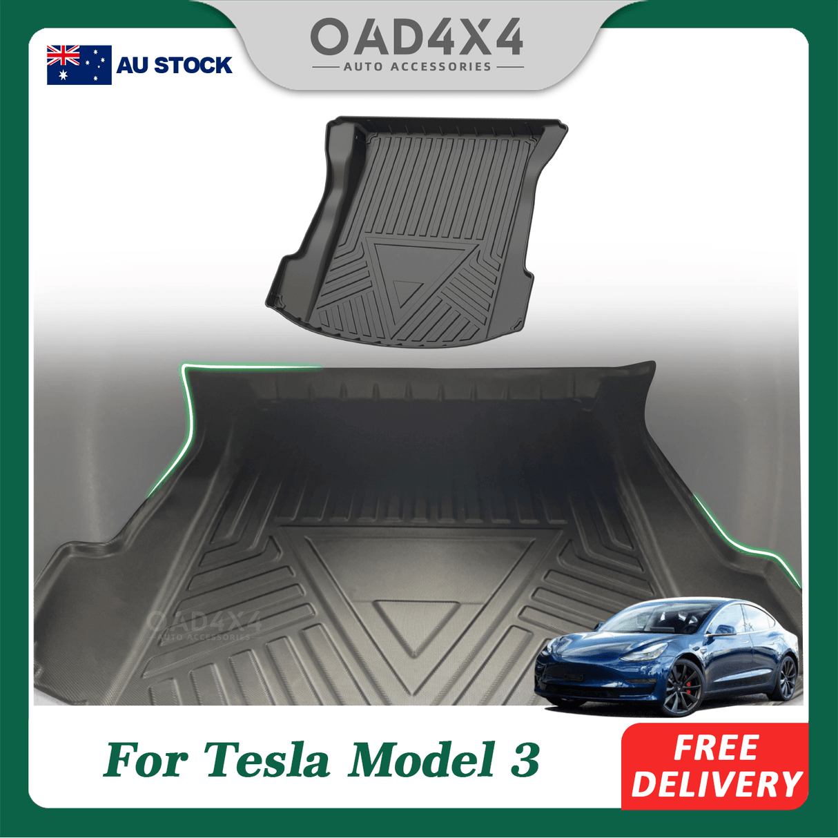 Boot Liner Set for Tesla Model 3 2019-2023