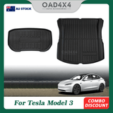 Boot Liner Set for Tesla Model 3 Highland 2024-Onwards Front & Rear