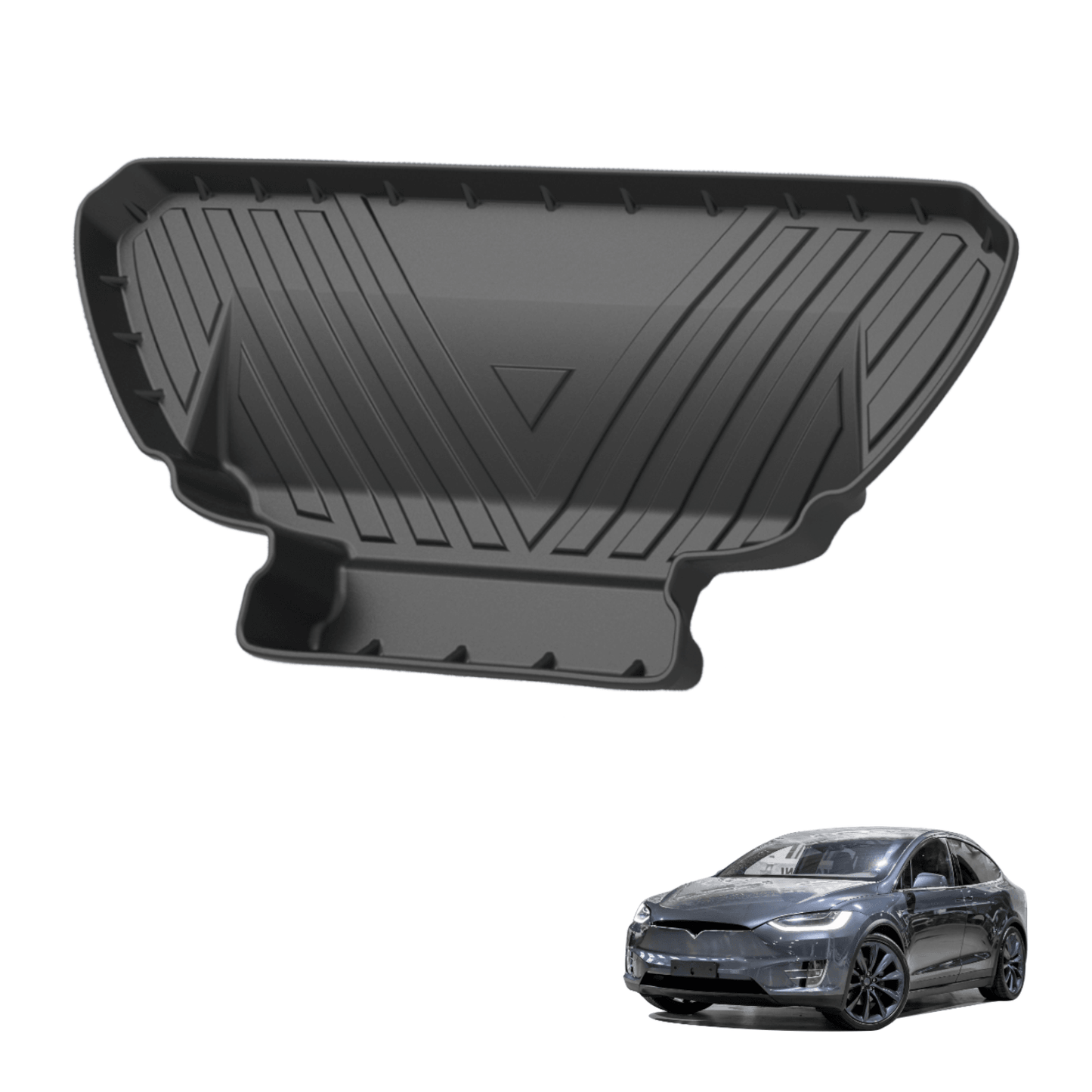 Front 3D TPE Boot Mat for Tesla Model X Cargo Mat Trunk Mat Boot Liner