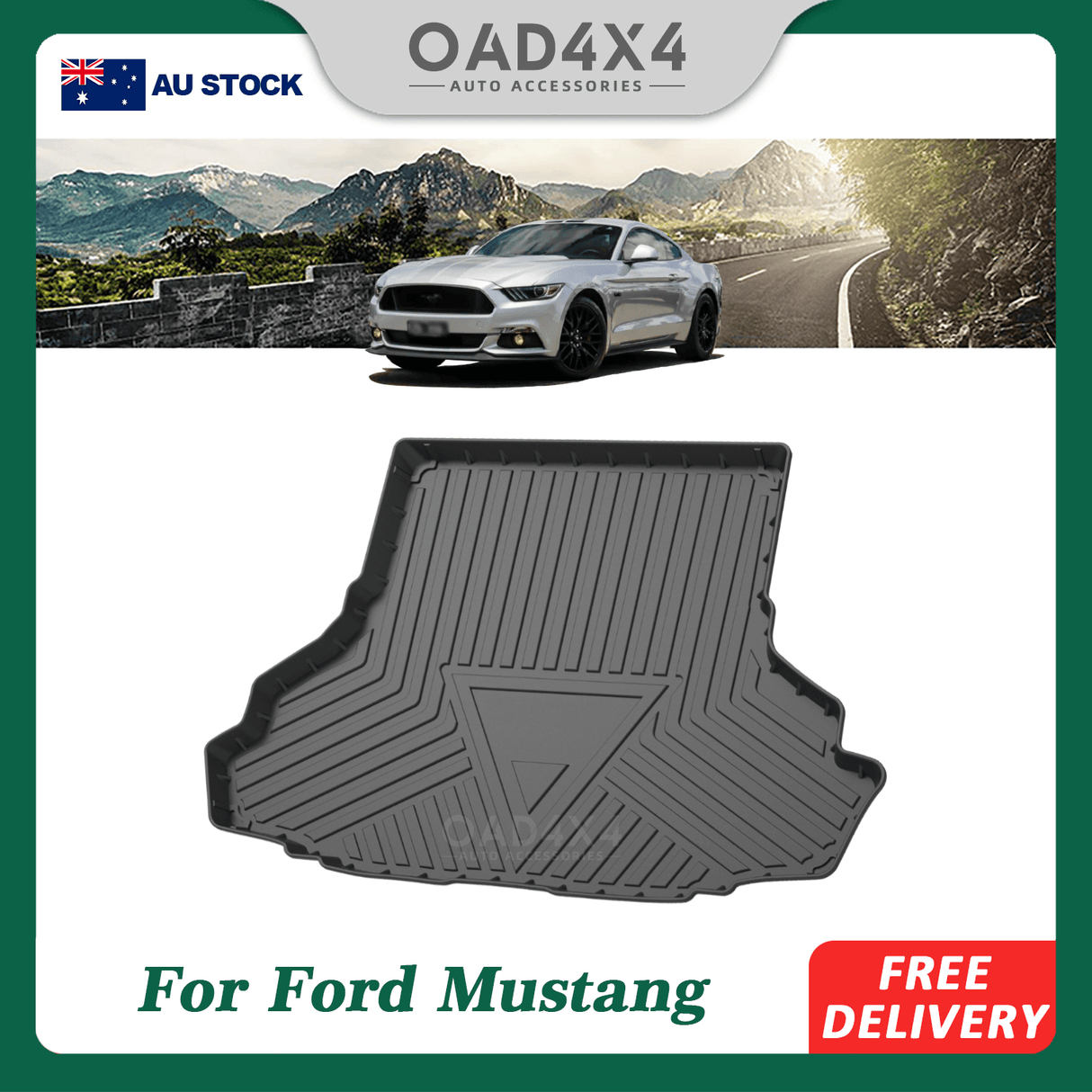 Boot Liner for Ford Mustang 2015-Onwards