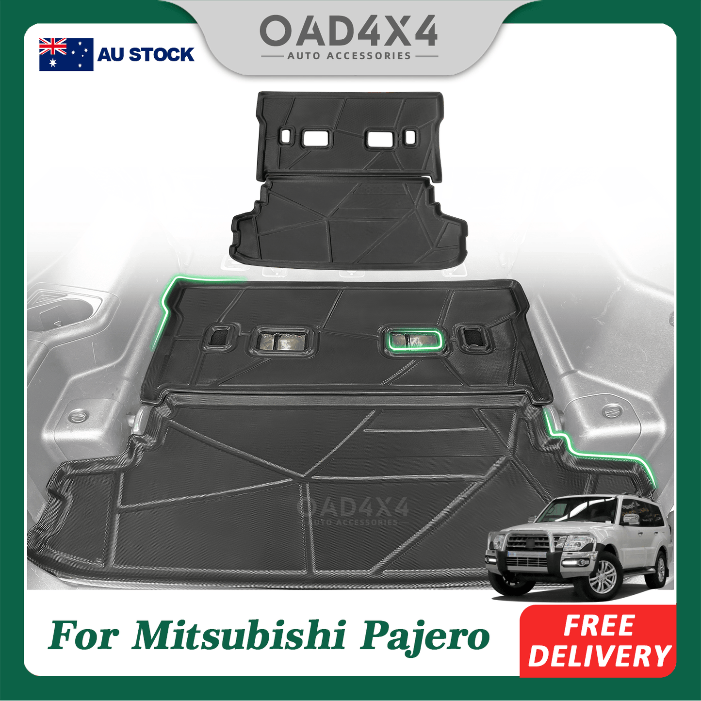 Pre-order Boot Liner for Mitsubishi Pajero 2000-2021