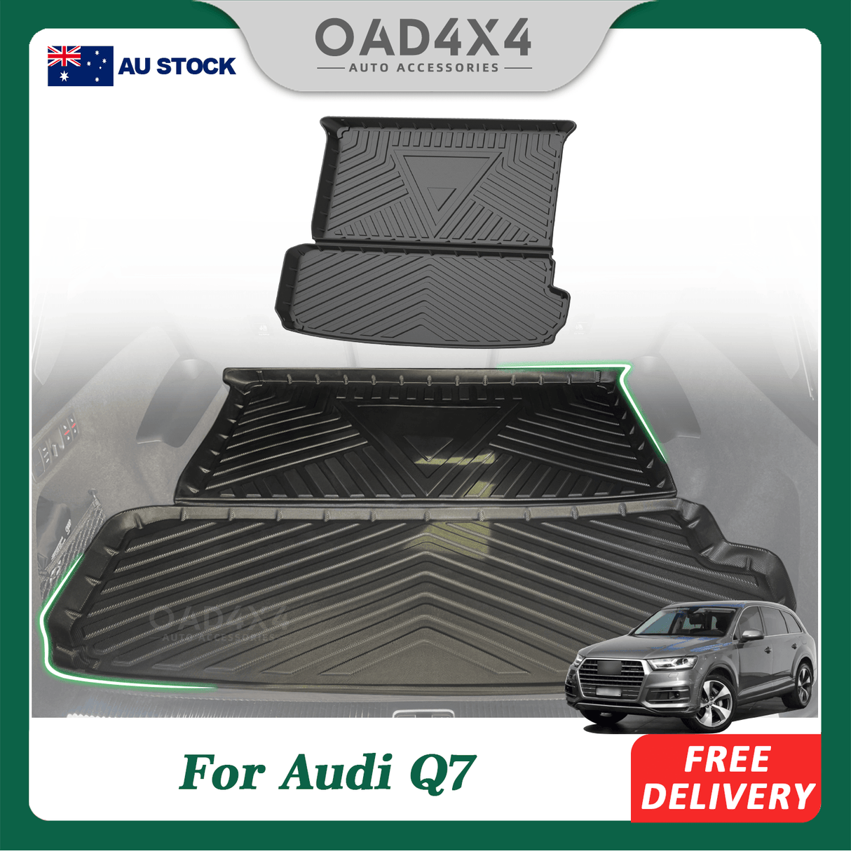 Boot Liner for Audi Q7 SQ7 2015-2024